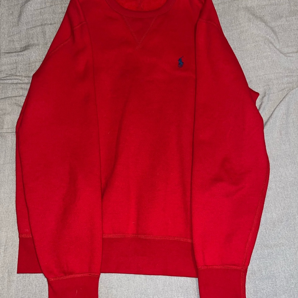 Ralph Lauren Red Crewneck Sweater